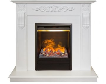 Каминокомплект RealFlame Dominica STD/EUG WT с очагом 3D Olympic