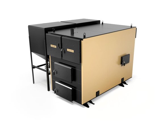 Напольный твердотопливный котел Koloss Pro Avto 400