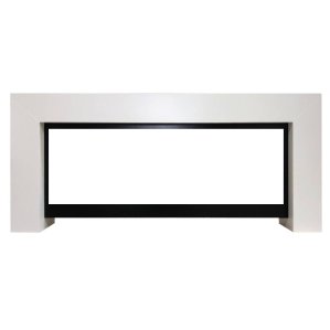 Портал Firelight Suprema Long белый/черный