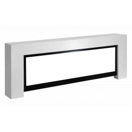 Портал Firelight Suprema Long белый/черный