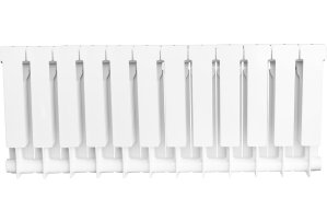 Радиатор биметаллический STOUT Alpha 350 (12 секций)