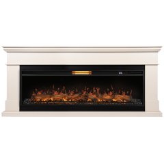 Каминокомплект Royal Thermo Aurora RTFP/P-AR60LS + портал Firelight California 60 IV молочный