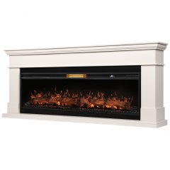 Каминокомплект Royal Thermo Aurora RTFP/P-AR60LS + портал Firelight California 60 IV молочный