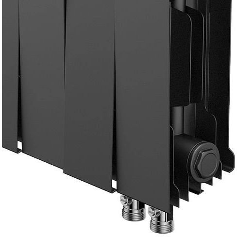Биметаллический радиатор отопления Royal Thermo PianoForte 200 VR80-18 секц. черный — фото 2