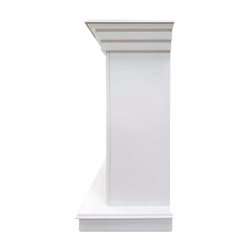 Каминокомплект Хорошие Камины Марс с очагом Royal Flame Aspen Black белый