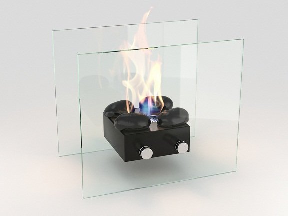 Изображение товара Настольный электробиокамин Lux Fire Лондон M для уютного интерьера и обогрева