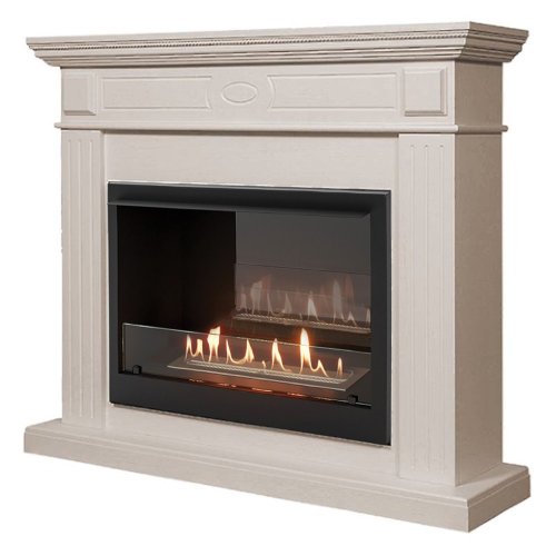 Каминокомплект Firelight Bianco 25 с очагом BFP/P-2520 шпон белёный дуб — фото 2