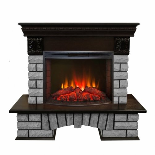 Каминокомплект RealFlame Country LUX Rock 25/25,5 с очагом Evrika 25,5 LED Каминокомплект RealFlame Country LUX Rock 25/25,5 с очагом Evrika 25,5 LED