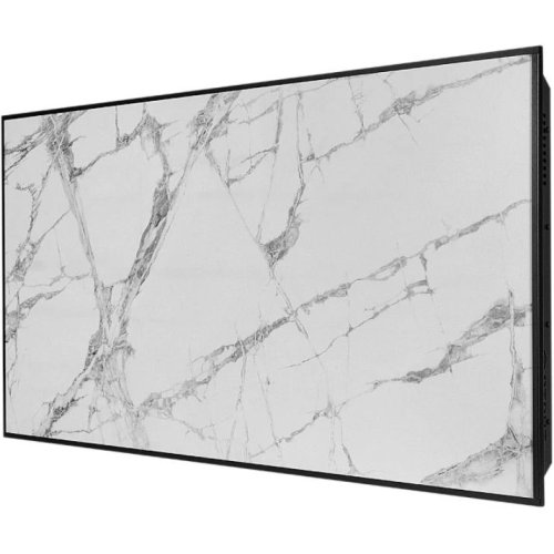 Отопительная панель Stout White Stone SCT 120*60 белый гранит/черный корпус — фото 1