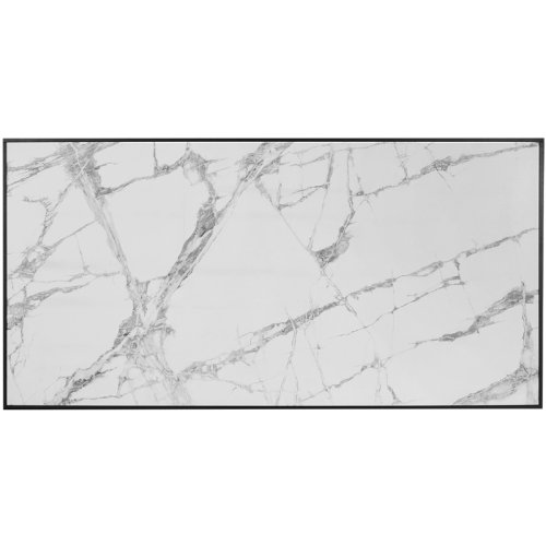 Отопительная панель Stout White Stone SCT 120*60 белый гранит/черный корпус — фото 2