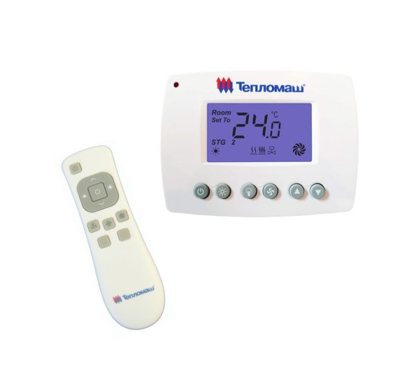 Изображение товара Водяная тепловая завеса Тепломаш КЭВ-111П4115W Оптима Плюс 400 для дверных проемов до 5 м