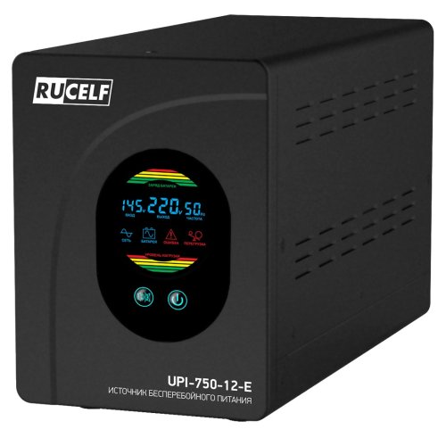 Источник бесперебойного питания RUCELF UPI-750-12-E Источник бесперебойного питания RUCELF UPI-750-12-E