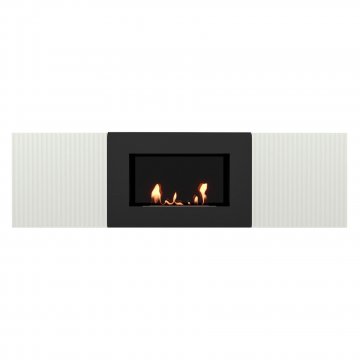 Тумба с биокамином Firelight BFP/P-1400L белый