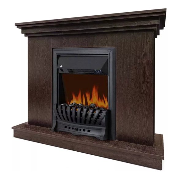 Изображение товара Электрокамин Хорошие Камины Марс с очагом Royal Flame Aspen Black венге 37x110x86 см