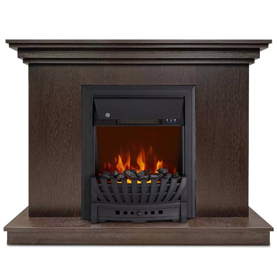 Каминокомплект Хорошие Камины Марс с очагом Royal Flame Aspen Black венге — фото 1