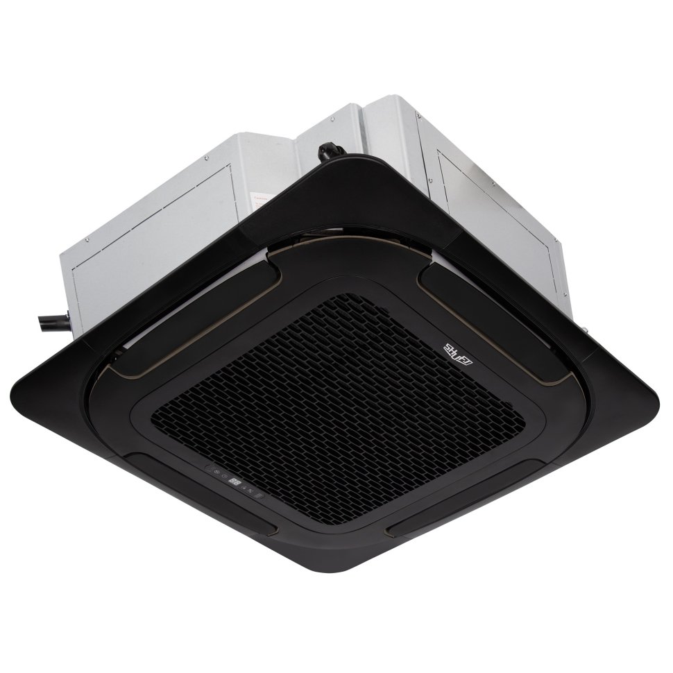 Кассетная сплит-система Shuft SFLC_C-24HN1_V2_BL черная панель