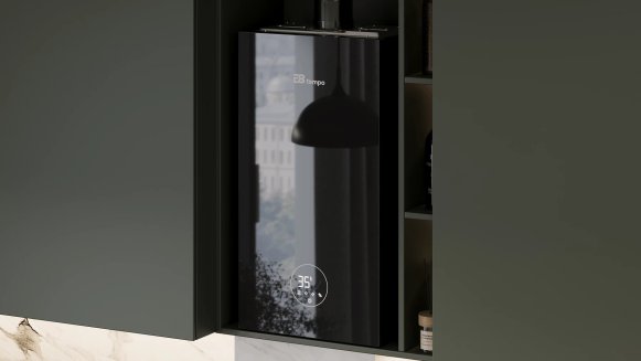 Настенный газовый котел E8 tempo GHC24W (черная стеклянная панель)