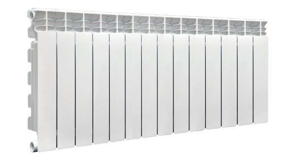 Изображение товара Алюминиевый радиатор отопления Fondital 500/100 Exclusivo D3 Plus 14 секций белый