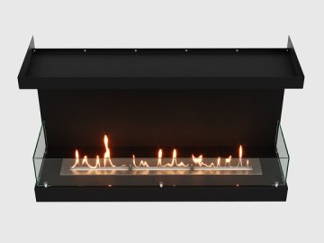 Встроенный биокамин Lux Fire Фронтальный 1100 M ВБКФ-1100М