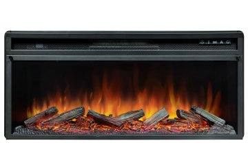 Каминокомплект Royal Flame Ellipse с очагом Vision 42 LOG LED белый с черным