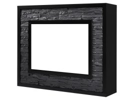Портал Firelight Loft 30 камень черный/черная эмаль