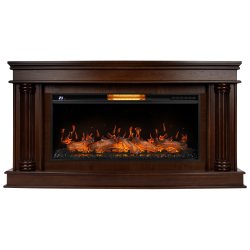 Каминокомплект Royal Thermo Aurora RTFP/P-AR40LS + портал Firelight Olympia 40 канадский дуб