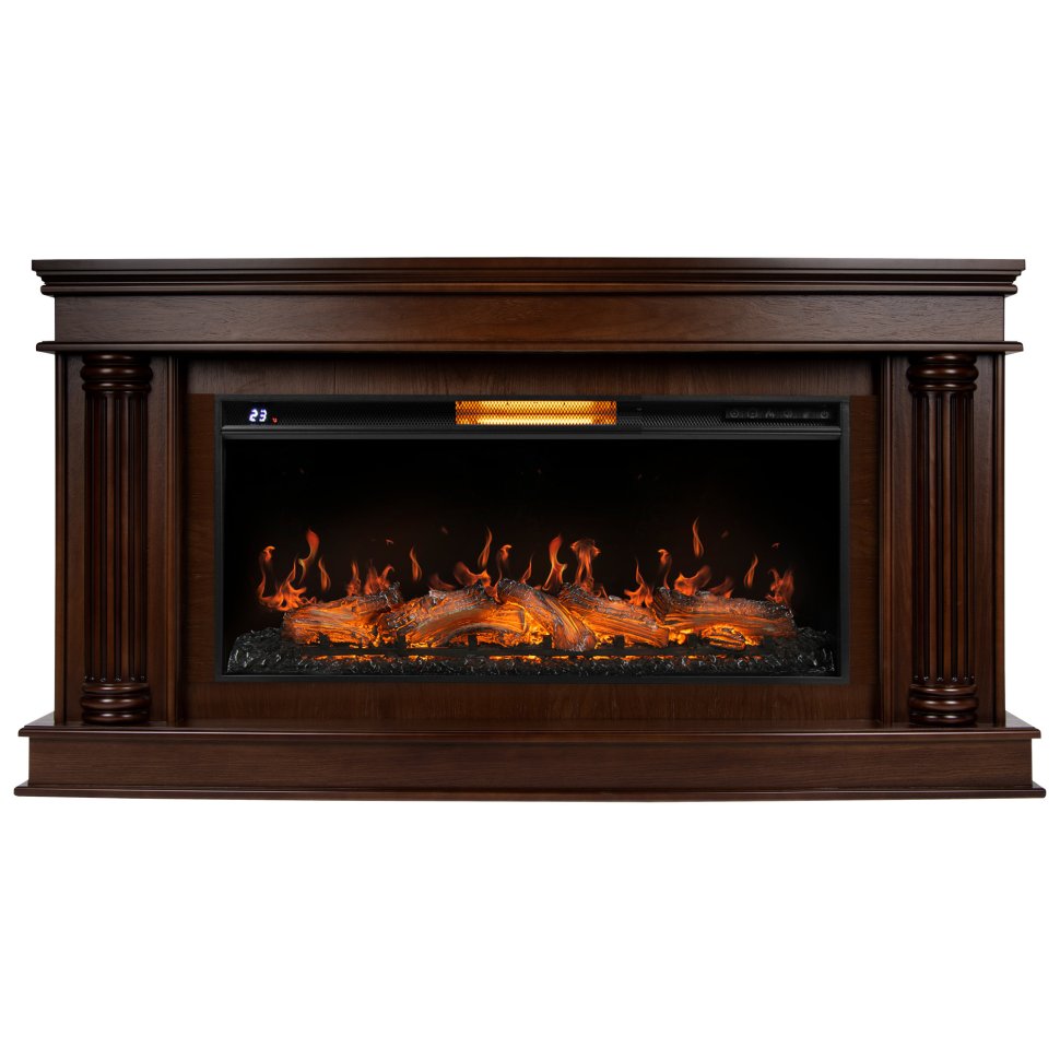 Каминокомплект Royal Thermo Aurora RTFP/P-AR40LS + портал Firelight Olympia 40 канадский дуб