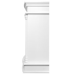 Каминокомплект Royal Thermo Aurora RTFP/P-AR60LS + портал Firelight Olympia 60 белый