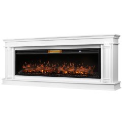 Каминокомплект Royal Thermo Aurora RTFP/P-AR60LS + портал Firelight Olympia 60 белый