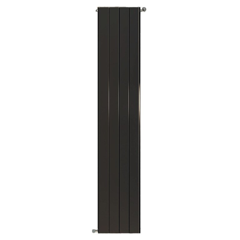 Алюминиевый радиатор отопления Stout SRA-1120-20000704 Sebino 2000 4 секции универсальное подключение черный