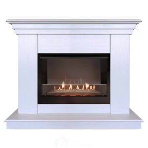 Каминокомплект Хорошие Камины Марс с очагом Firelight BFP/P-2520 белое дерево