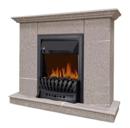 Каминокомплект Хорошие Камины Марс с очагом Royal Flame Aspen Black мрамор