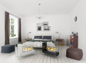 Биокамин напольный Zefire Fidero 1000