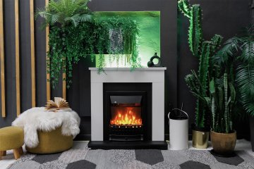 Каминокомплект Royal Flame Bergen SFT с очагом Jupiter FX New белый (разборный)