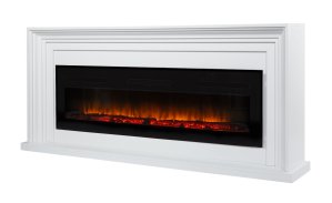 Каминокомплект Firelight Stretto Long с очагом Electrolux Infinity EFP/P-1600ULS белый