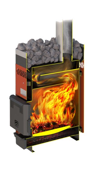 Печь отопительная Теплодар Русь-9 ЛУ