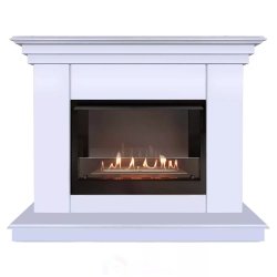 Каминокомплект Хорошие Камины Марс с очагом Firelight BFP/P-2520 белый