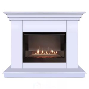 Каминокомплект Хорошие Камины Марс с очагом Firelight BFP/P-2520 белый