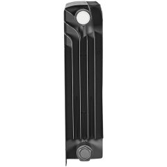 Биметаллический радиатор отопления Stout Titan Ventil 350 14 секций нижнее правое подключение графит RAL 7024