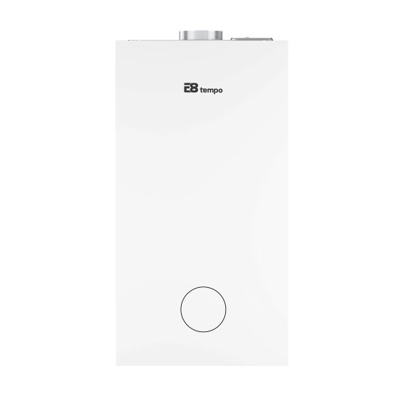 Настенный газовый котел E8 tempo GHD24W (белая стеклянная панель)