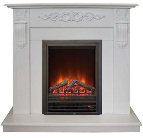 Каминокомплект RealFlame Dominica STD/EUG WT с очагом Eugene Каминокомплект RealFlame Dominica STD/EUG WT с очагом Eugene