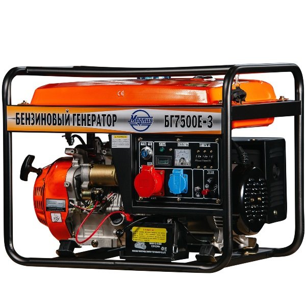 Бензиновый электрогенератор Magnus БГ-7500Е-3