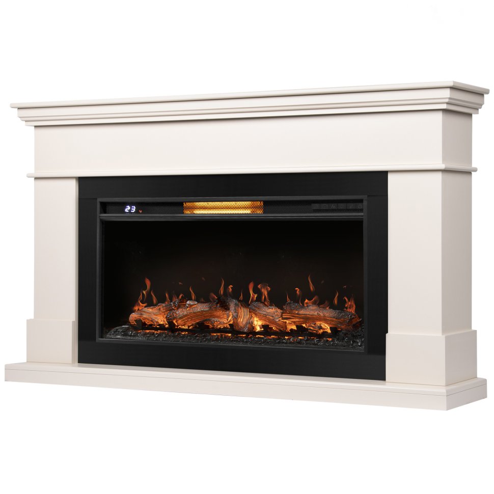 Каминокомплект Royal Thermo Aurora RTFP/P-AR40LS + портал Firelight California 40 молочный