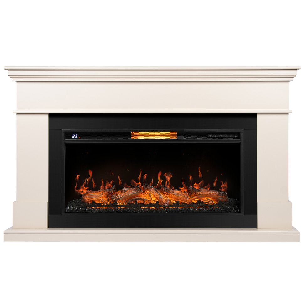Каминокомплект Royal Thermo Aurora RTFP/P-AR40LS + портал Firelight California 40 молочный