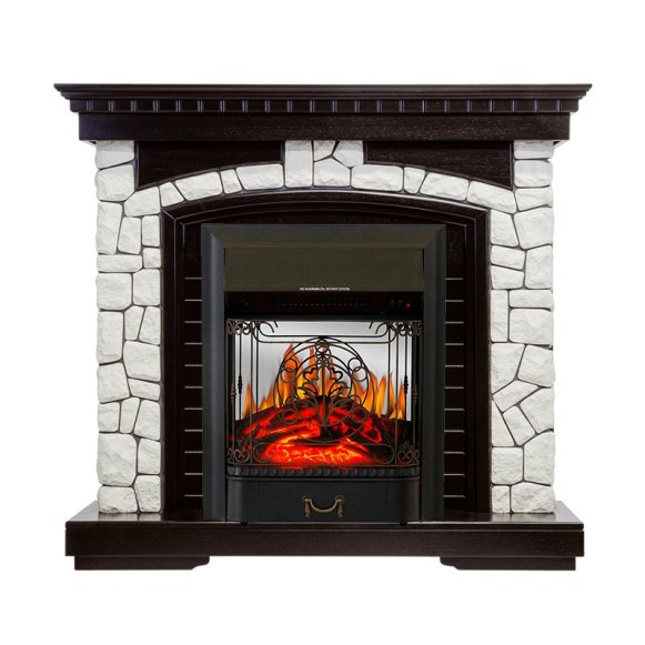 Изображение товара Электрокаминокомплект Royal Flame Glasgow с классическим порталом и эффектом живого пламени
