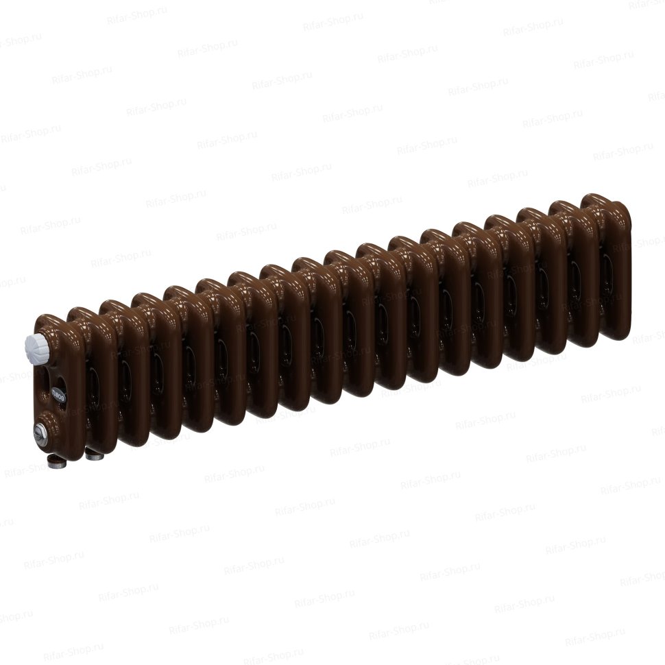 Стальной трубчатый радиатор Rifar Tubog 3018/18 нижнее подключение DV1 терра