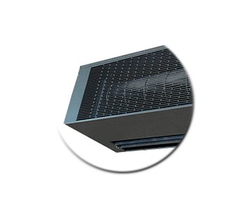 Изображение товара Электрическая тепловая завеса Тропик X418E20 Black 18000 Вт универсальная