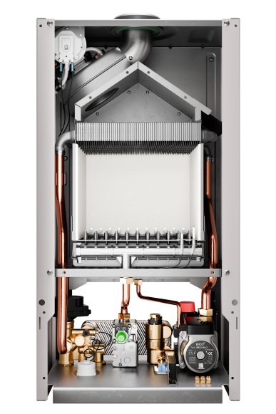 Настенный газовый котел E8 tempo GMB24W (белая стеклянная панель)