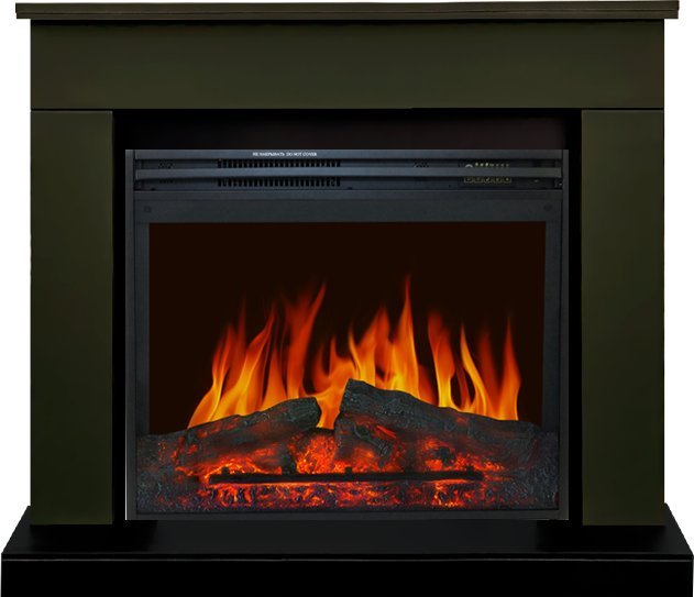 Каминокомплект Royal Flame Bergen SFT с очагом Jupiter FX New темная олива (разборный) — фото 1