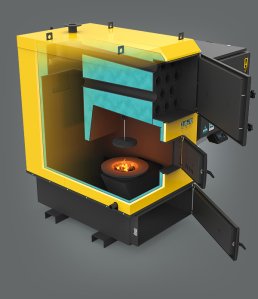 Напольный твердотопливный котел Pereko KSR Pro 300